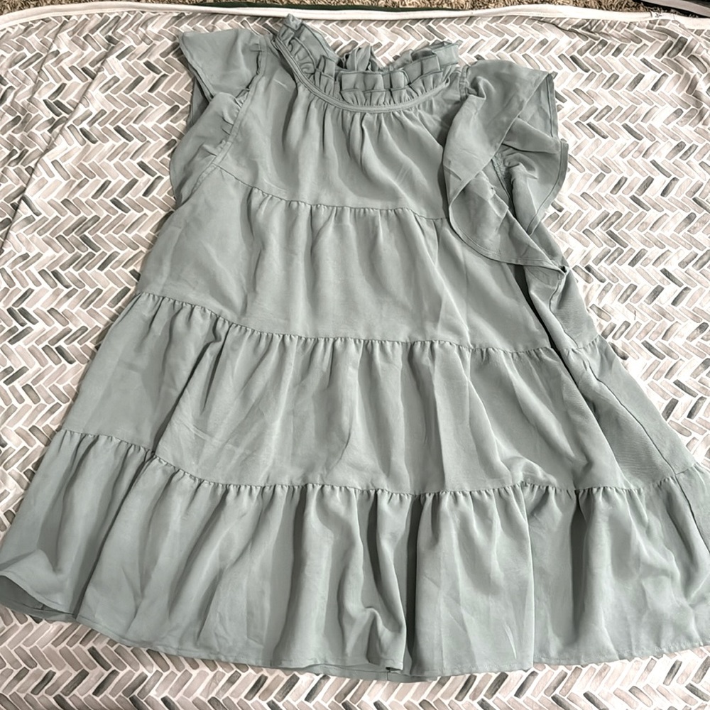 Entro Spring Top - Dusty Blue